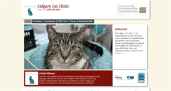 Desktop Screenshot of calgarycatclinic.com
